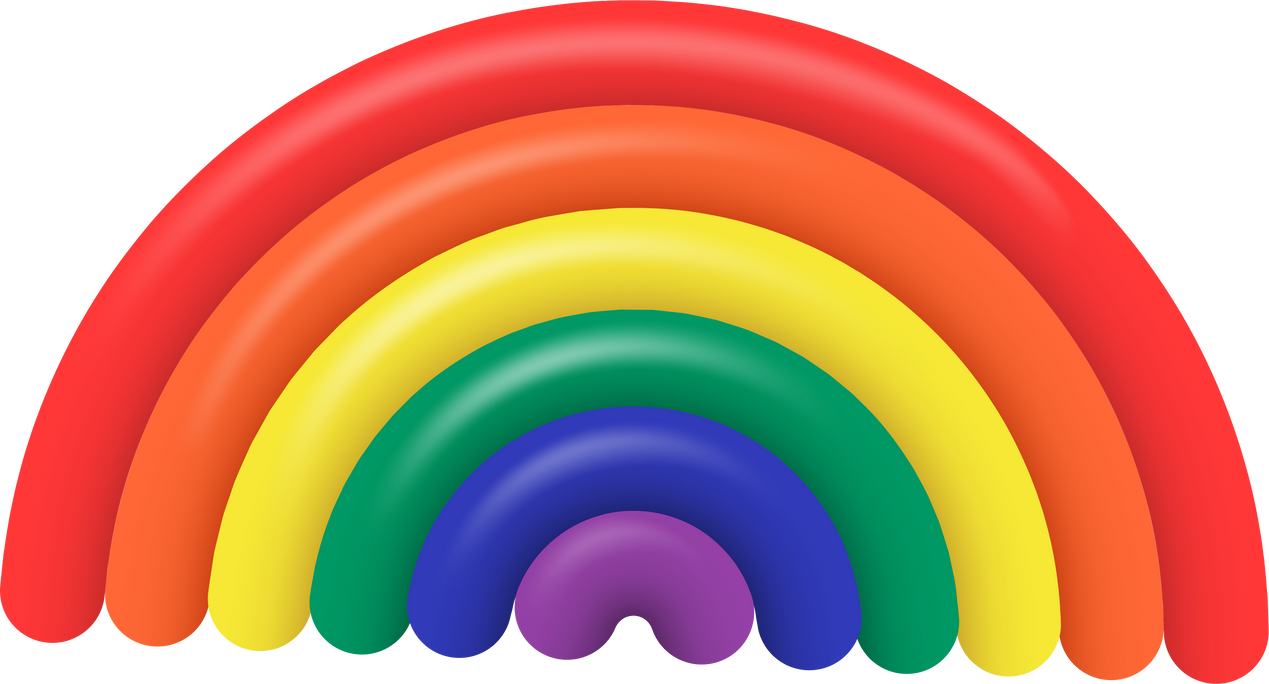 3D Rainbow Icon